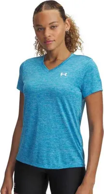 Productafbeelding van Under Armour Tech Twist SSV T-shirt, korte mouwen, blauw, maat M, dames, blauw, maat M