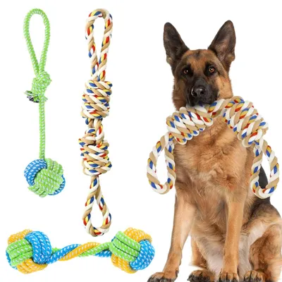 Imagen del producto de Solidchoice: Juego para perros resistente e indestructible, ideal para perros grandes