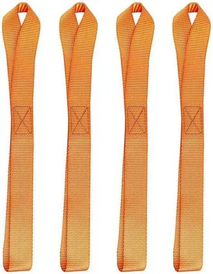 Productafbeelding van Set van 4 Sterke Lusbanden voor Motorfietsen en Quads - 2,5 x 40 cm - Laadvermogen 800 kg
