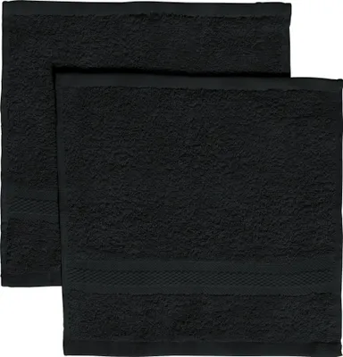 Produktbild von REDBEST Seiftuch Chicago" 2er-Pack schwarz 30x30 cm"