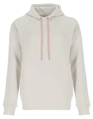 Produktbild von Coastguard Damen Sweathoody mit Raglanärmeln - Unifarbener Kapuzenpullover in Beige Größe M