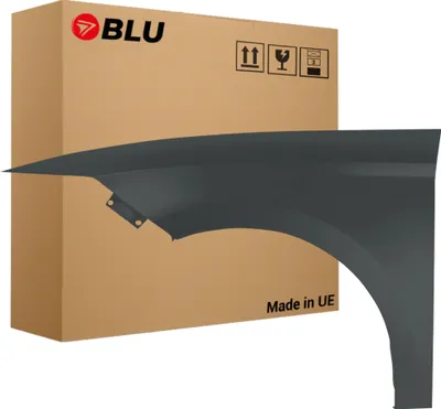 Produktbild von BLU Kotflügel Passend für Seat Leon III 3 5F LW7Z Links Grau Grau Track | 2012-2020 | Vorderseite Vorne | Lackiert | Einbaufertig