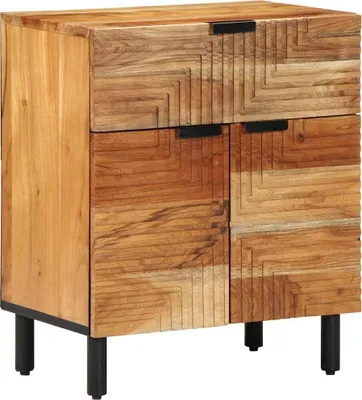 Obrázek produktu pro vidaXL Noční stolek hnědý 50 x 33 x 60 cm z masivního akáciového dřeva