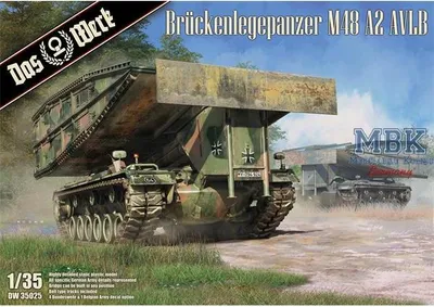 Produktbild von DAS WERK DW35025 Brückenlegepanzer M48A2 AVLB