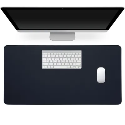 Produktbild von kwmobile Kunstleder Schreibtischunterlage 60 x 30 cm - Schreibtisch Unterlage Mauspad groß - Schreibunterlage rutschfest für Home Office Büro