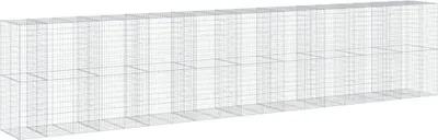 Obrázek produktu pro vidaXL Gabion s krytem 950x100x200 cm Pozinkované železo