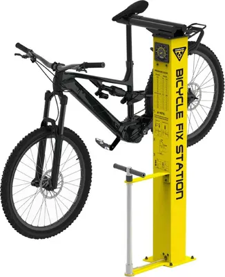 Produktbild von Topeak Profi  Bicycle Fix Station mit Pumpe und 10 wichtigen Werkzeugen