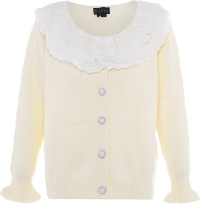 Produktbild von NAEMI damen pullover - wollweiss, XS/S