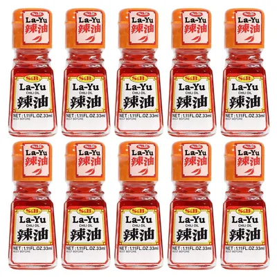 Produktbild von S&B La Yu Oil Japanisches Chiliöl 10x33ml