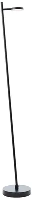Produktbild von Brilliant LED Stehleuchte Pesso G60176/06 Wohnzimmer, Schlafzimmer, Esszimmer, Flur, Arbeitszimmer Metall/Kunststoff Indoor Boden schwarz - LED fest integriert