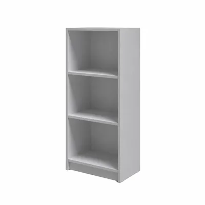 Obrázek produktu pro Knihovna Arrocco, 50 x 31 x 113 cm, třípatrová knihovna z desky o tloušťce 16 mm, moderní otevřená stojací knihovna, úložné a prezentační police do obývacího pokoje, domácí kanceláře a ložnice