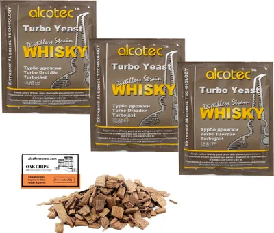 Produktbild von 3 x Alcotec Turbhefe - Whiskyhefe 73g, Alkohol Brennhefe, Gärhefe, Wodkahefe