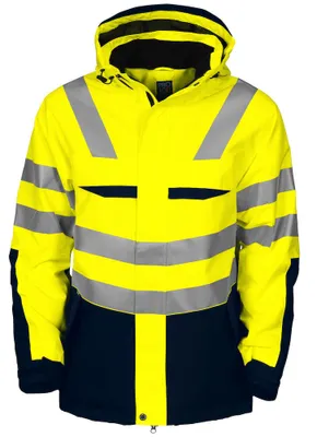 Produktbild von Projob 6418 GEFÜTTERTE JACKE EN ISO 20471 KLASSE 3