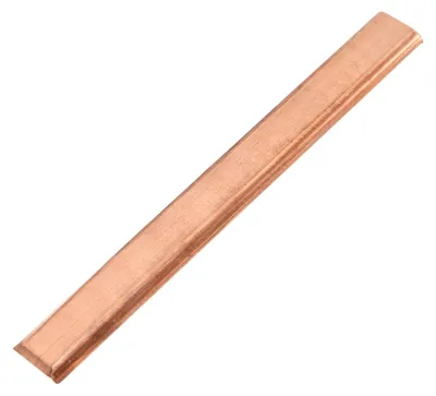 Flachkupferstreifen 203x25x6 mm, 1 Stück, für Erdung & Architektur