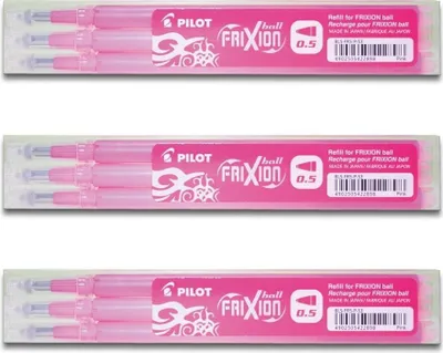 Produktbild von Pilot Frixion Ball Ersatzminen 0.5 Pink - 9er-Set