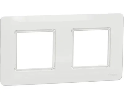 Obrázek produktu pro Dvojrámeček Schneider Electric Nová Unica Outline NU230418 bílý