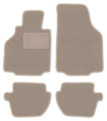 Produktbild von Velours-Fußmatten für Porsche 911 typ. 996 1997-2004 (Coupé) – 4-tlg, Beige, passgenau – Wielganizator LUX