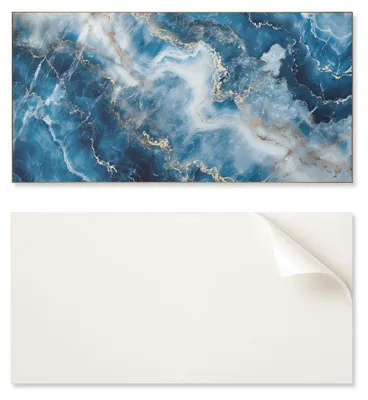 Produktbild von Selbstklebende Vinyl-Wandverkleidung mit Aufdruck, 120 x 60 cm, abstraktes Marmormuster