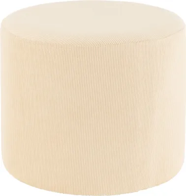 Produktbild von J-Line J-Line Hocker - Textil - Creme - Wohnaccessoires