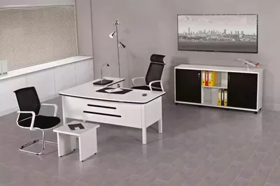 Zdjęcie produktu dla zestaw biurowy meble gabinetowe biurka narożne meble biurowe drewno