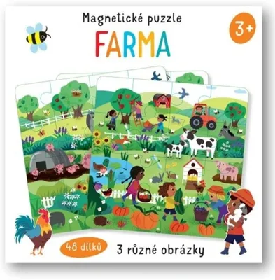 Immagine prodotto di Svojtka & Co. Magnetpuzzle Farm 3x16 Puppen