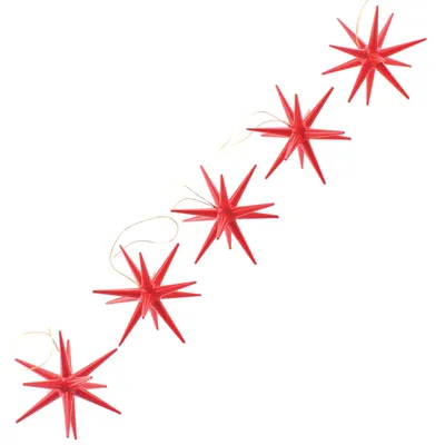 Produktbild von Sterne Christbaumschmuck Baumbehang 5er Set