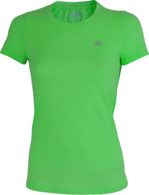Produktbild von adidas Damen Aero Knit Shirt flash grün (S12123), Gr.XS