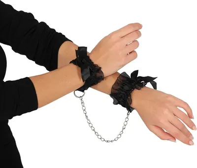 Productafbeelding van Halloween-kettingen, armbanden, gotische stijl, accessoires voor verkleedpartijen, vintage, kleur: zwart