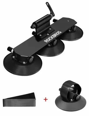 Produktbild von Fahrradträger fürs Auto - XP1001BK - Dachmontage mit Saugnäpfen - Schnelle Installation - 2 Fahrräder - Aluminium - Schwarz