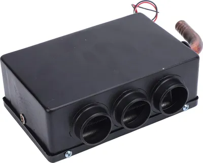 Produktbild von 24 V DC 500 W Auto-LKW-Heizgerät, geräuscharm, 3 Anschlüsse, 80 CFM Luftdurchsatz, 8500 BTU, tragbares Heizgerät, Scheibenentfeuchter