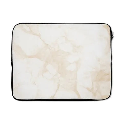 Produktbild von MuchoWow® Laptop Hülle 15 Zoll Marmor - Weiß - Gold - Luxus Laptoptasche - Laptoptasche - Sleeve - Rundum-Schutz