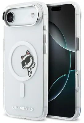 Image de Étui Karl Lagerfeld Iml Peekaboo Magsafe pour iPhone Air, transparent