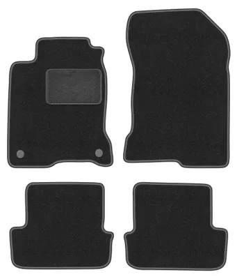 Immagine prodotto di Tappetini in moquette per Renault Laguna III 2007-2015 (coupé) – set 4 pezzi, grigio grafite, su misura – Wielganizator LUX