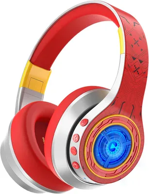 Produktbild von Noise Cancelling Kopfhörer Kinder, LED-Beleuchtung, Bluetooth 6.0, Type-C-Schnellaufladung, 80dBA Lautstärke, 47 Stunden Spielzeit, Kopfhörer Kinder