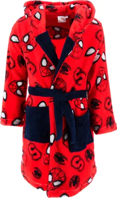 Produktbild von Spider-Man Jungen Bademantel Kinder Morgenmantel   , Farbe:Rot, Größe:98
