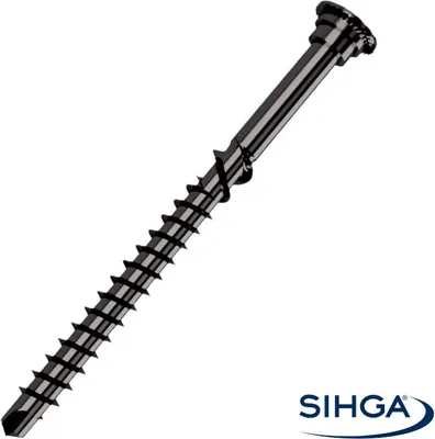 Produktbild von TeFix® Edelstahlschraube schwarz 5,0 x 45 mm 200 Stück