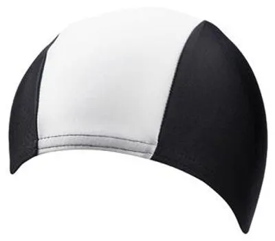 Image de Bonnet de bain Beco pour hommes | Élasthanne | Noir/blanc/noir