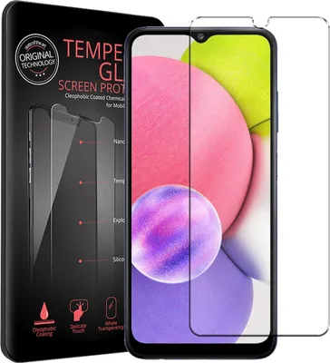 Produktbild von 2x Conie Glasfolie für Samsung Galaxy A03s Displayschutz Folie Panzer Glas Premium Schutzfolie Set Blasenfrei