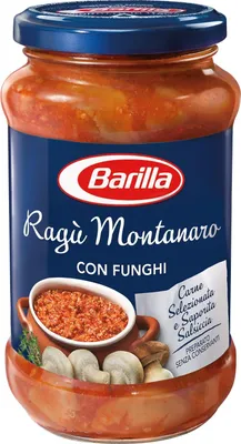 Produktbild von 6x Barilla Ragù Montanaro pastasauce tomatensauce mit Pilze 300g aus italien