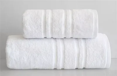 Produktbild von Handtuch, Badetuch, Baumwolle, minimalistisch, Ivo 70x130 Weiß