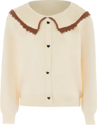 Immagine prodotto di Cardigan da donna NAEMI - lana bianca, XS/S