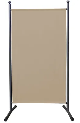Produktbild von Paravent Outdoor Wetterfest 180 x 78 cm Beige | Raumteiler Stellwand Innen | Garten & Balkon Sichtschutz Blickdicht