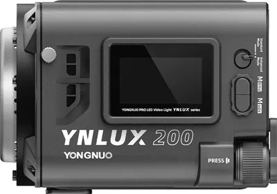 Produktbild von YONGNUO YNLUX200 Hand-LED-Videoleuchte, 200 W, leistungsstarkes Fotolicht, 5600 K Farbtemperatur mit COB-Perlen, 12 Beleuchtungsszeneneffekte, 2,4 G Wireless-System, unterstuetzt BT-Verbindung fuer Live-Streaming, Heimstudio, kommerzielle Fotografie