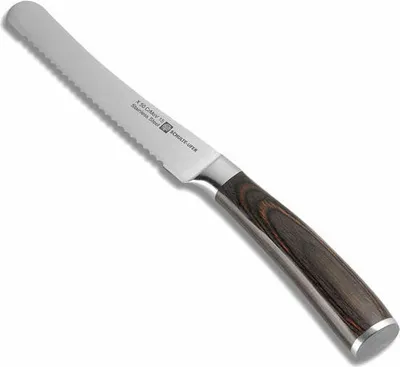 Produktbild von Schulte-Ufer Brötchenmesser Riku, Küchenmesser, Messer, Klingenstahl, Schichtholzgriff, 61629