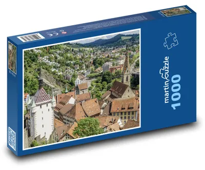 Zdjęcie produktu dla Puzzle 1000 Historyczne centrum Wettingen - martinpuzzle