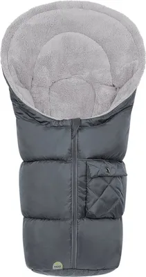 Produktbild von Odenwälder Fußsäckchen Gino für Babyschalen, Farbe:173 Rocky Grey