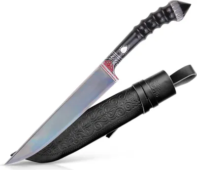 Produktbild von Usbekischer Messer – Pchak, 30 cm Hülsenstahl Kochmesser Handarbeit Küchenmesser