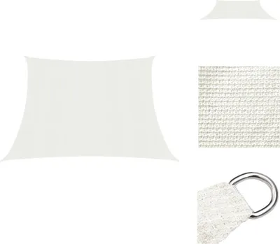 Produktbild von vidaXL Sonnensegel 160 g/m² Weiß 4/5x3 m HDPE -  Sonnenschirme & Sonnenschutze