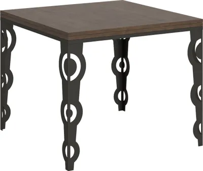 Produktbild von ITAMOBY - Ausziehtisch 90/180x90 cm Karamay Libra Nussbaum Gestell in Anthrazit