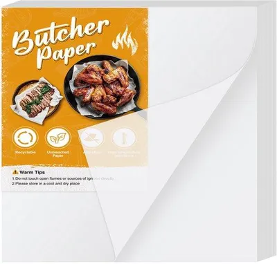 Produktbild von Wegwerpslagerpapier, voorgesneden vierkant, 60 Stück, weiß, ohne Waschmaschinenbelastbarkeit, für Sublimationsdruck, Hitzebeständig, 30,5 x